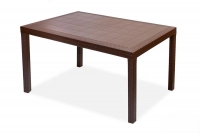 Стол B:rattan Houston 1500*900мм, коричневый